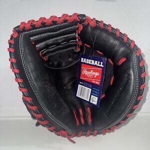 Rawlings SS315CMB Black Leather RHT Catchers Baseball Mitt Glove *NEW* 31.5” NWT